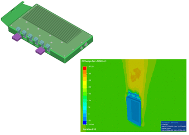 Natural convection cooling of surgical navigation system enclosure